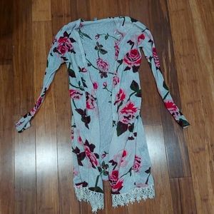 Floral cardigan